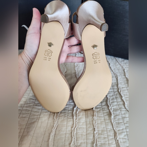 Nina Women's Venetia Evening High Heels, Size 10, Champagne - Picture 5 of 10